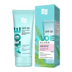 AA Aloes, Nawilżający krem SPF 50, 40 ml