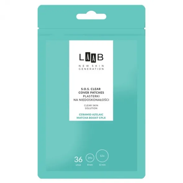 AA LAAB Clear Skin Solution, plasterki na niedoskonałości S.O.S., 36 szt.