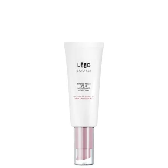 AA LAAB, hydro-krem SPF 50, nawilżająco-ochronny, Centella B12, 40 ml