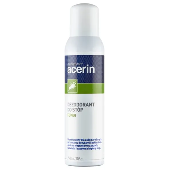 Acerin Fungi, Dezodorant do stóp, przeciwgrzybiczy, 150 ml