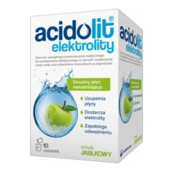 Acidolit, elektrolity, smak jabłkowy, 4,4 g, 10 saszetek