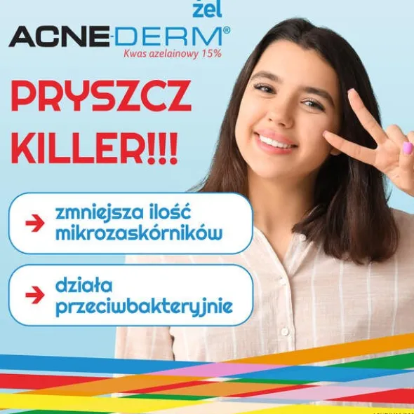 Acne-Derm, żel przeciwtrądzikowy i wybielający, 20 g