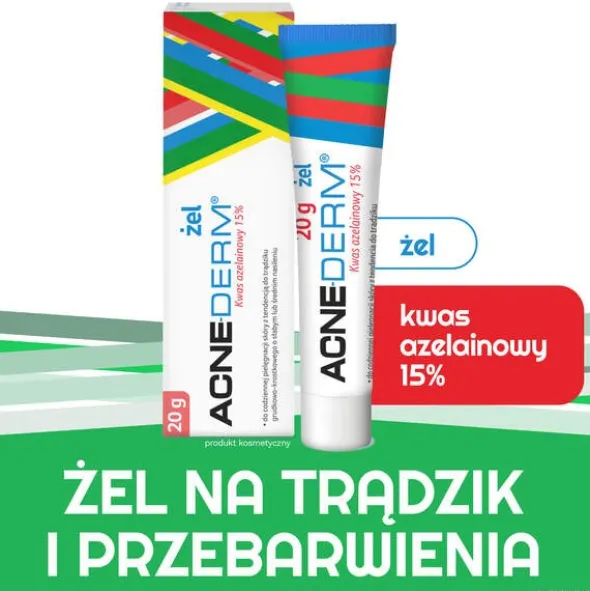 Acne-Derm, żel przeciwtrądzikowy i wybielający, 20 g