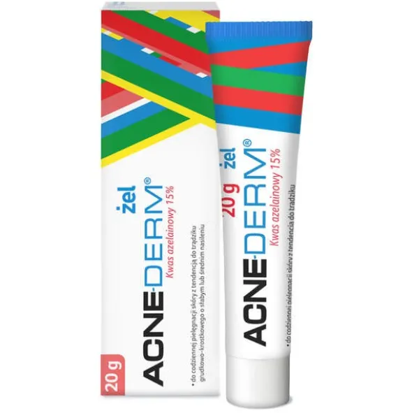 Acne-Derm, żel przeciwtrądzikowy i wybielający, 20 g