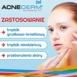 Acne-Derm, żel przeciwtrądzikowy i wybielający, 20 g