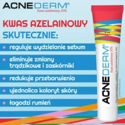 Acne-Derm, krem przeciwtrądzikowy i wybielający, 20 g