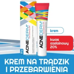 Acne-Derm, krem przeciwtrądzikowy i wybielający, 20 g