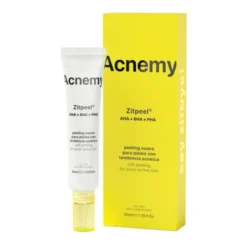 Acnemy Zitpeel AHA + BHA + PHA Overnight Treatment, kuracja złuszczająca, 40 ml