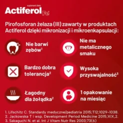 Actiferol Fe Forte, kapsułki otwierane, 60 szt.