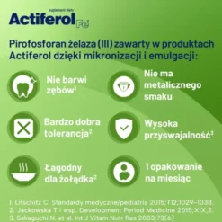 Actiferol Fe, 15 mg, proszek do rozpuszczania, saszetki, 30 szt.