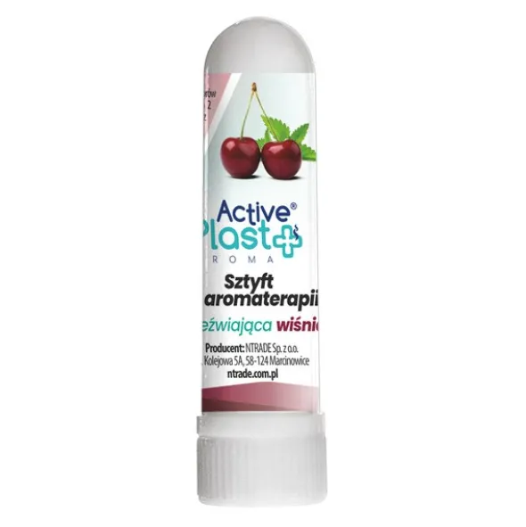 ActivePlast Aroma, sztyft do nosa, Orzeźwiająca Wiśnia, 1 szt.