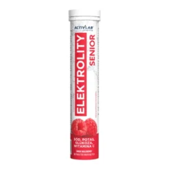 Activlab Elektrolity Senior, tabletki musujące, smak malinowy, 20 szt.