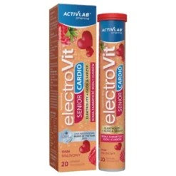 Activlab Pahrma ElectroVit Senior Cardio, tabletki musujące, smak malinowy, 20 szt.