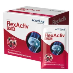 Activlab Pharma FlexActiv Extra, proszek w saszetkach, smak porzeczkowo-żurawinowy, 30 szt.