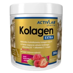 Activlab Pharma Kolagen Extra, smak malina-truskawka, proszek, 300 g