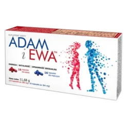 Adam i Ewa, kapsułki, 32 szt. (16 szt. dla kobiet + 16 szt. dla mężczyzn)