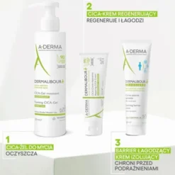 Aderma Dermalibour+ CICA, krem regenerujący do skóry podrażnionej od 1. dnia życia, 50 ml