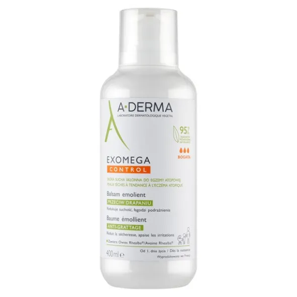 Aderma Exomega Control, balsam emolient, 400 ml