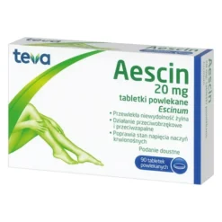 Aescin, 20 mg, tabletki powlekane, 90 szt.
