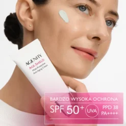 Agenity Age-Shield, multi-ochronny krem przeciwstarzeniowy SPF 50+, 50 ml