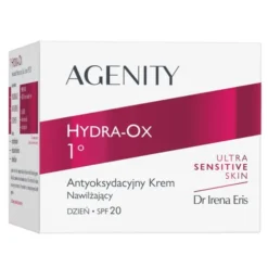 Agenity 1° Hydra-Ox, antyoksydacyjny krem nawilżający na dzień SPF 20, 50 ml