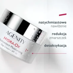 Agenity 1° Hydra-Ox, antyoksydacyjny krem nawilżający na dzień SPF 20, 50 ml