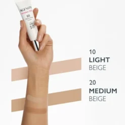 Agenity Hydra-Ox, nawilżający krem BB z SPF 50, 20 medium beige, 30 ml