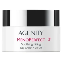 Agenity MenoPerfect 3°, łagodzący krem wypełniający na dzień SPF 20, 50 ml