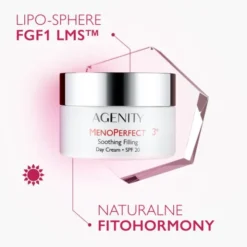 Agenity MenoPerfect 3°, łagodzący krem wypełniający na dzień SPF 20, 50 ml