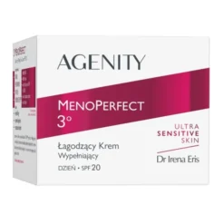 Agenity MenoPerfect 3°, łagodzący krem wypełniający na dzień SPF 20, 50 ml