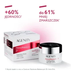 Agenity MenoPerfect 3°, łagodzący krem wypełniający na dzień SPF 20, 50 ml