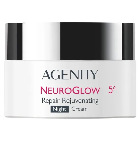 Agenity 5° Neuroglow, naprawczy krem odmładzający na noc, 50 ml