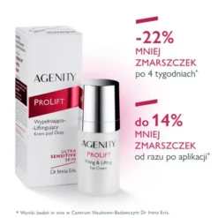 Agenity Prolift, wypełniająco - liftingujący krem pod oczy, 15 ml