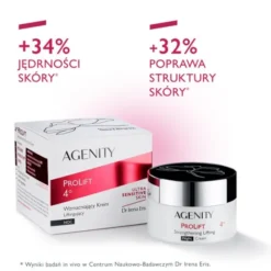 Agenity Prolift 4°, wzmacniający krem liftingujący na noc, 50 ml