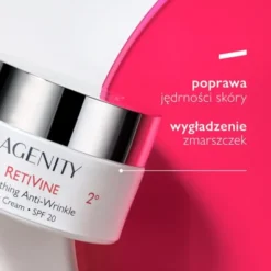 Agenity Retivine 2°, wygładzający krem preciwzmarszczkowy na dzień, SPF 20, 50 ml