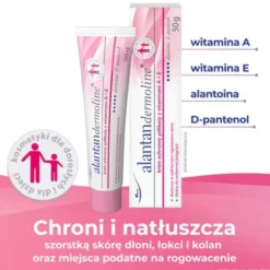 Alantandermoline, krem ochronny półtłusty z witaminami A+E, 50 g