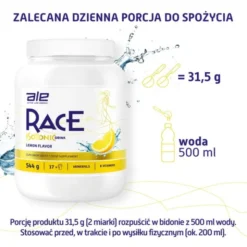 Ale Race Isotonic Drink Lemon Flavor, proszek, 544 g