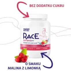 Ale Race Isotonic Drink Raspberry & Lime Flavor, proszek, 544 g