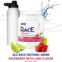 Ale Race Isotonic Drink Raspberry & Lime Flavor, proszek, 544 g