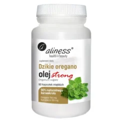 Aliness Dzikie Oregano Olej Strong, kapsułki miękkie, 90 szt.