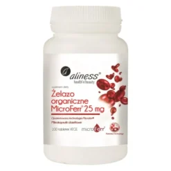 Aliness Żelazo Organiczne MicroFerr 25 mg, tabletki, 100 szt.