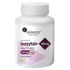 Aliness Inozytol + myo/D-chiro, kapsułki, 100 szt.