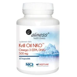Aliness Krill Oil NKO Omega 3, 500 mg, kapsułki, 60 szt.