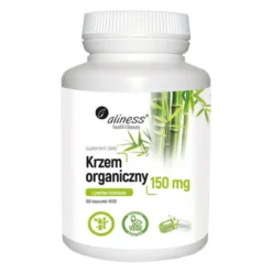 Aliness Krzem Organiczny z pędów bambusa 150 mg , kapsułki, 100 szt.