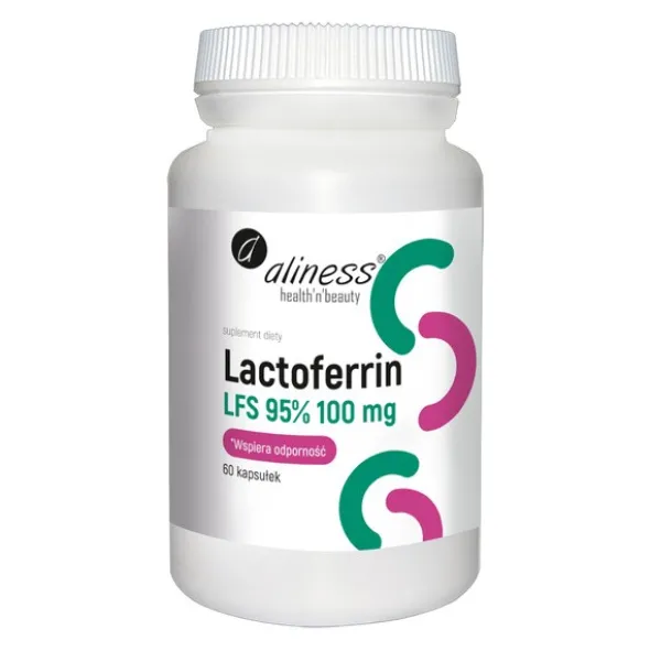 Aliness Lactoferrin LFS 95% 100 mg, kapsułki, 60 szt.