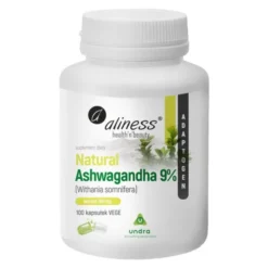 Aliness Natural Ashwagandha 9%, kapsułki, 100 szt.