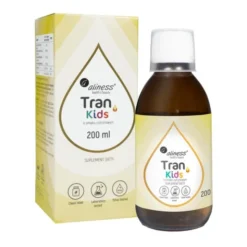 Aliness Tran Kids, płyn, smak cytrynowy, 200 ml