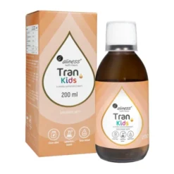 Aliness Tran Kids, płyn, smak pomarańczowy, 200 ml