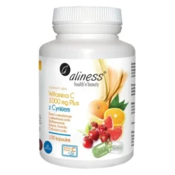 Aliness Witamina C 1000 mg Plus z cynkiem, kapsułki, 100 szt.