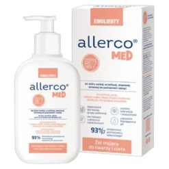 Allerco, żel myjący do twarzy i ciała, 200 ml